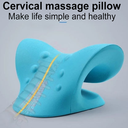 Neck Shoulder Stretcher Relaxer Cervical Spine Massage Pillow