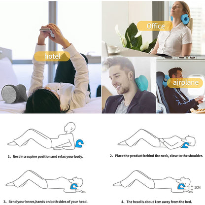 Neck Shoulder Stretcher Relaxer Cervical Spine Massage Pillow