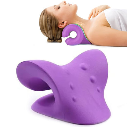 Neck Shoulder Stretcher Relaxer Cervical Spine Massage Pillow