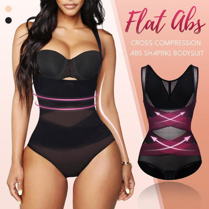 Cross Compression Abs Shaping Bodysuit