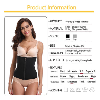 Neoprene Waist Trimmer Corset Belt