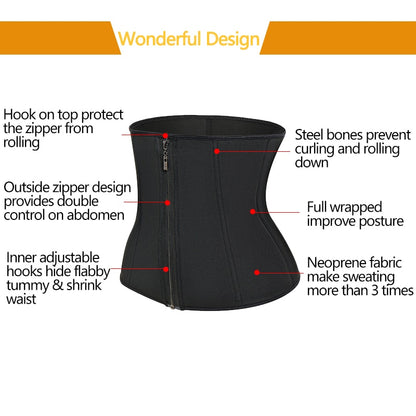 Neoprene Waist Trimmer Corset Belt