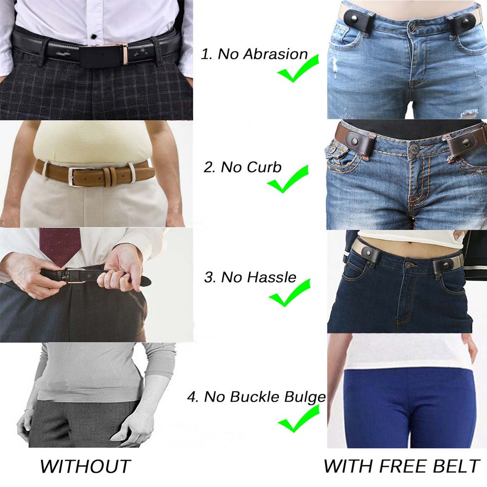 Buckle-Free Elastic Belt
