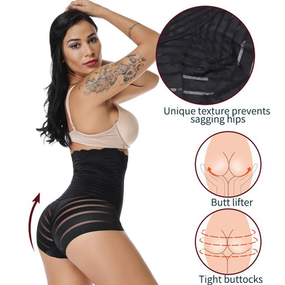 High Waist Stripe Shaper Panty