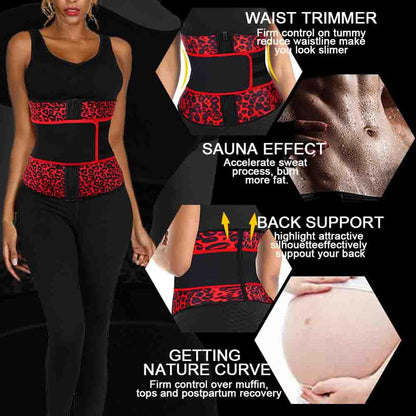 Neoprene Leopard Print Waist Trainer