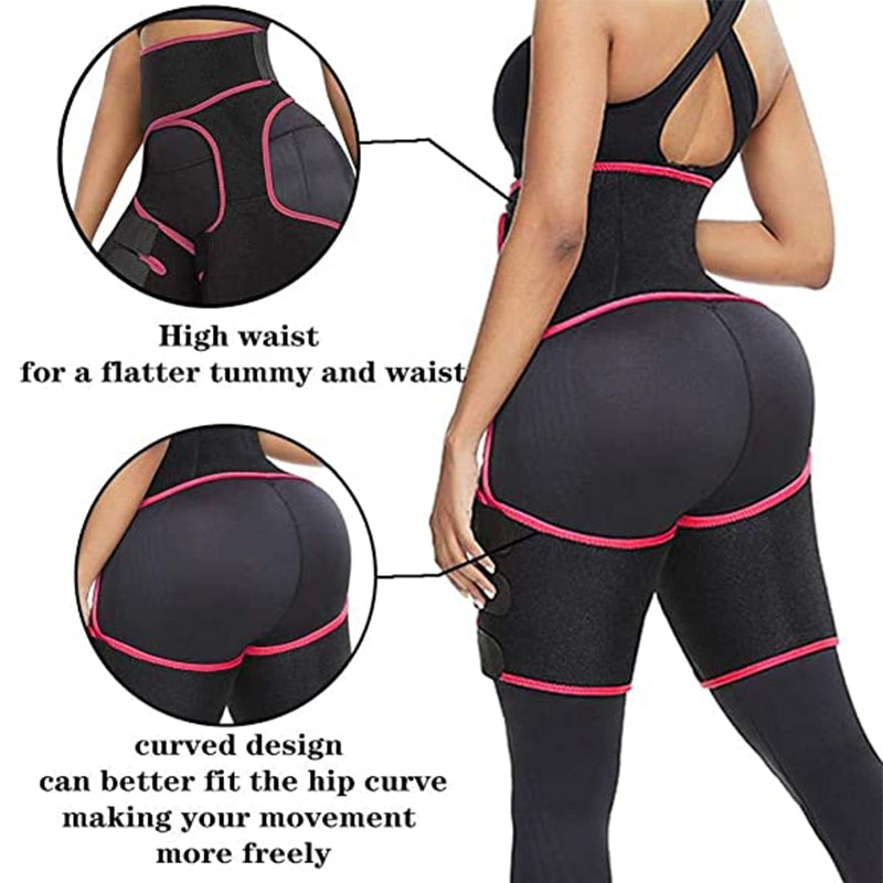 3 in 1 Waist Trainer, Thigh Trimmer and Hip Trainer
