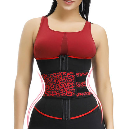 Neoprene Leopard Print Waist Trainer