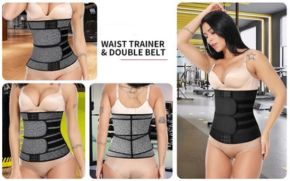 Neoprene Double Belt Waist Trainer