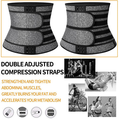 Neoprene Double Belt Waist Trainer