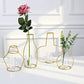 Iron Line Flower Vases