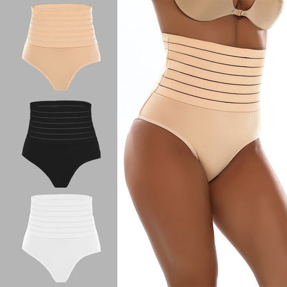 High Waist Linear Tummy Shaper Panty