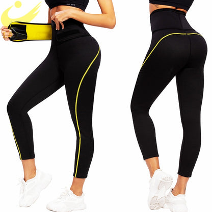 Waist Trainer Sauna Slimming Leggings