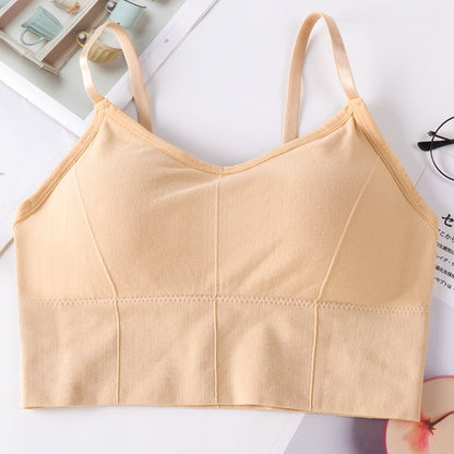 Crop Camisole Top with Removable Pads