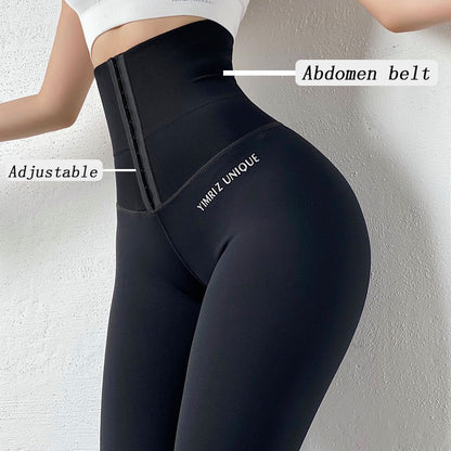 High Waisted Compression Adjustable Waist Leggings