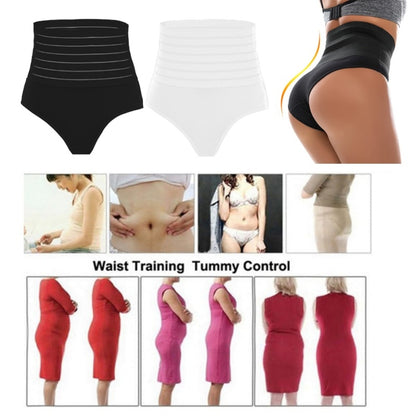 High Waist Linear Tummy Shaper Panty