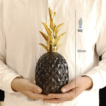 Luxury Golden Pineapple Decoration