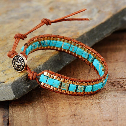 Bohmenian Stones Wrap Bracelet