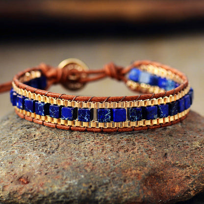 Bohmenian Stones Wrap Bracelet