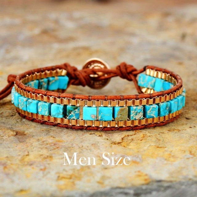 Bohmenian Stones Wrap Bracelet