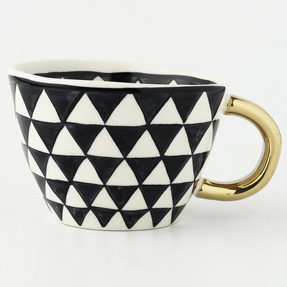 Creative Geometric Ceramic Mugs