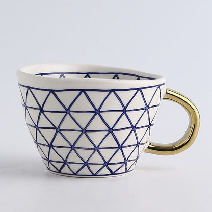 Creative Geometric Ceramic Mugs