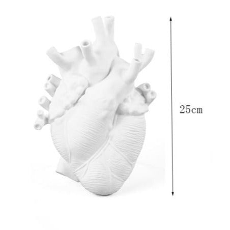 Anatomical Heart Flower Vase