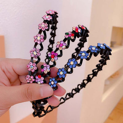 Fashion Pearl Non-Slip Rhinestone Hairbands