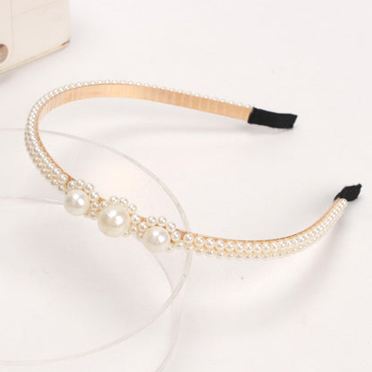 Fashion Pearl Non-Slip Rhinestone Hairbands