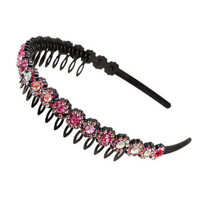 Fashion Pearl Non-Slip Rhinestone Hairbands