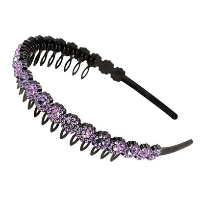 Fashion Pearl Non-Slip Rhinestone Hairbands