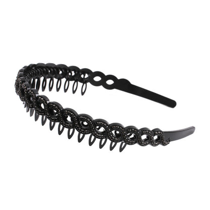 Fashion Pearl Non-Slip Rhinestone Hairbands