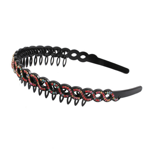 Fashion Pearl Non-Slip Rhinestone Hairbands