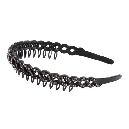 Fashion Pearl Non-Slip Rhinestone Hairbands