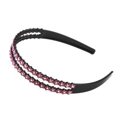 Fashion Pearl Non-Slip Rhinestone Hairbands