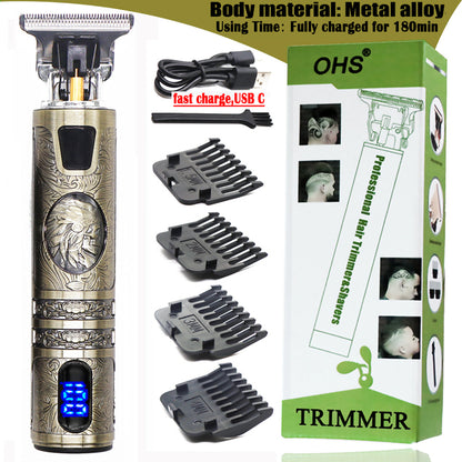 Men's Electric Cordless Hair Trimmer Clipper Shaver