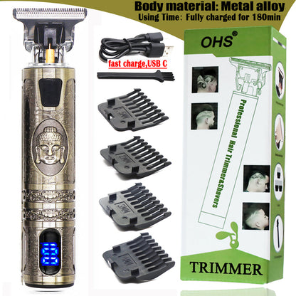 Men's Electric Cordless Hair Trimmer Clipper Shaver