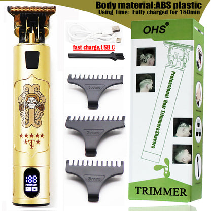 Men's Electric Cordless Hair Trimmer Clipper Shaver