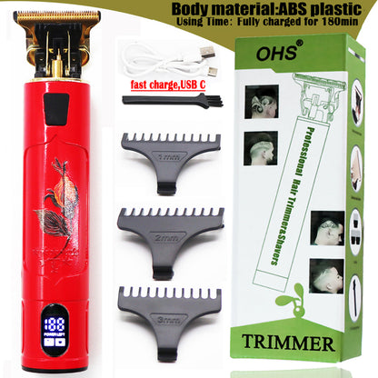 Men's Electric Cordless Hair Trimmer Clipper Shaver