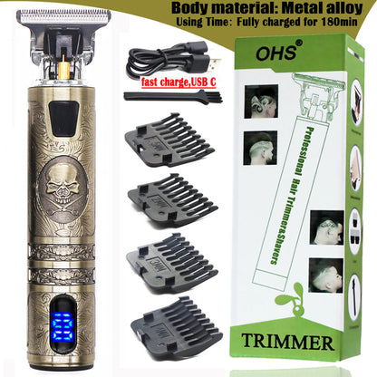 Men's Electric Cordless Hair Trimmer Clipper Shaver