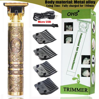 Men's Electric Cordless Hair Trimmer Clipper Shaver