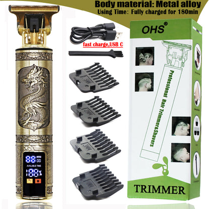 Men's Electric Cordless Hair Trimmer Clipper Shaver