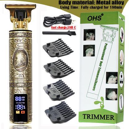 Men's Electric Cordless Hair Trimmer Clipper Shaver