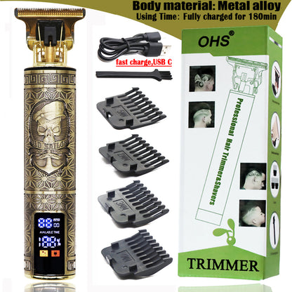 Men's Electric Cordless Hair Trimmer Clipper Shaver